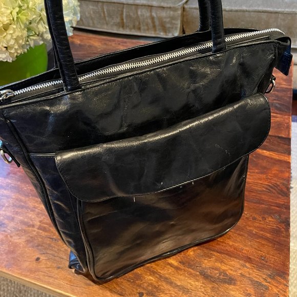 Latico Black leather bag - Picture 1 of 7